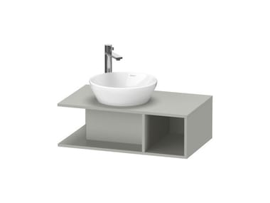 D-NEO - Wall-mounted wooden vanity unit by Duravit
