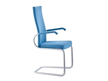 D29P - Cantilever chair with armrests by Tecta