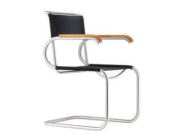 D40 - Cantilever chair with armrests by Tecta