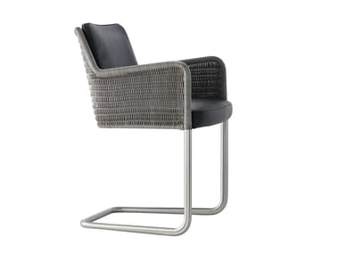 D43 - Cantilever chair with armrests by Tecta