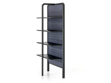 DAEN 72 - Wall-mounted Eco-leather bookcase by Gervasoni