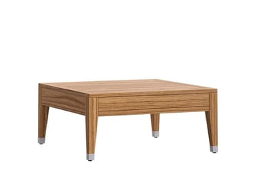 DESERT - Low square teak coffee table by Atmosphera