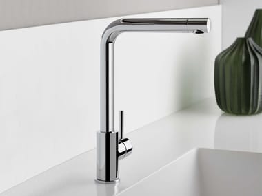 DIAMETRO35 CUCINA - Countertop single handle kitchen mixer tap with swivel spout by Ritmonio