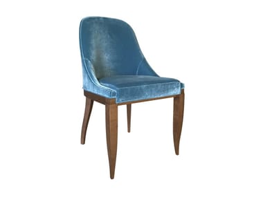 DIANA - Upholstered cherry wood chair by Morelato