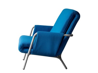 DIPLOPIA - Fabric armchair with armrests by Miniforms