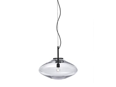 DISC - Blown glass pendant lamp by bomma