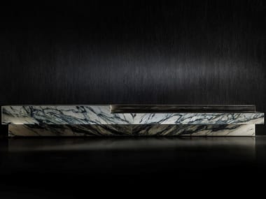 DOGMA - Metal and stone sideboard by Henge