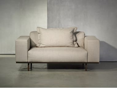 DON LIVING - Armchair with armrests with fire retardant padding by Piet Boon