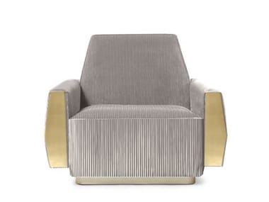 DORIS - Fabric armchair with armrests by Essential Home