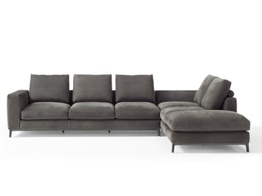 DORSEY - Corner fabric sofa by Amura