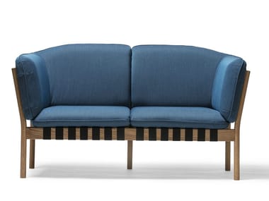 DOWEL - 2 seater fabric sofa by TON