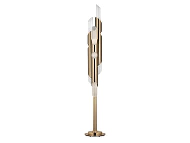DRAYCOTT - Brass floor lamp by Luxxu
