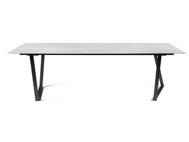 DRITTO - Rectangular Carrara marble table by Salvatori