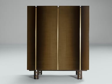 JOY - MDF highboard with doors by Paolo Castelli