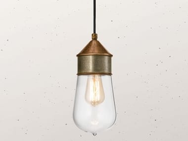 DROP 270.03 - LED glass pendant lamp by Il Fanale