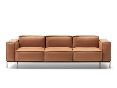 DS-21 - 3 seater leather sofa by de Sede