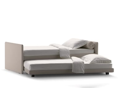 DUETTO - Upholstered sofa bed with removable cover by Flou