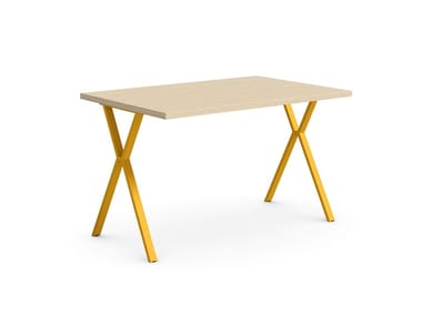 Desk with Clessidra legs - Modular desk by Nidi