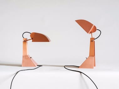 E63 - Steel table lamp by Tacchini