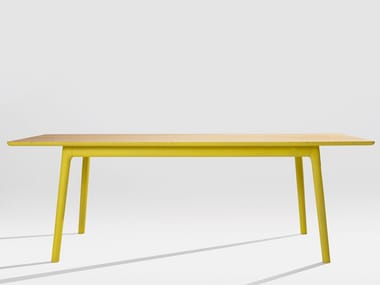 E8 - Rectangular wooden table by Zeitraum