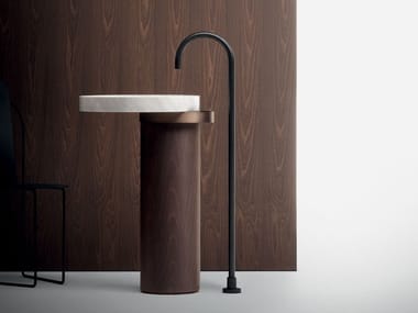 ECCENTRICO - Freestanding round washbasin by Falper