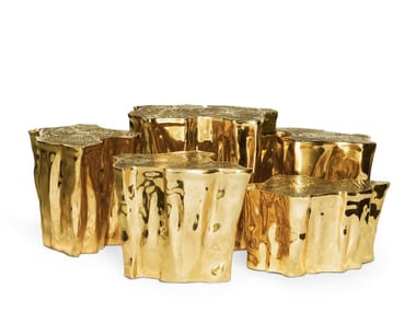 EDEN SERIES - Brass coffee table for living room by Boca do Lobo