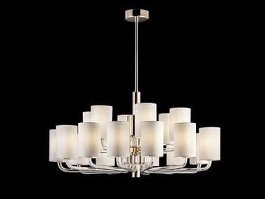 EGO - LED glass chandelier with Swarovski¢ç Crystals by Italamp