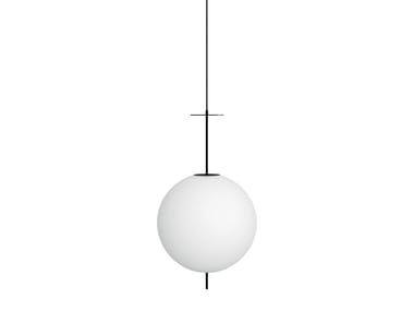 ELEMENTI - LED opal glass pendant lamp by DE PADOVA