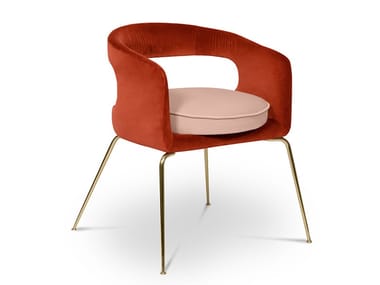 ELLEN - Fabric chair with armrests by Essential Home