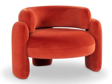 EMBRACE - Upholstered velvet armchair by Royal Stranger