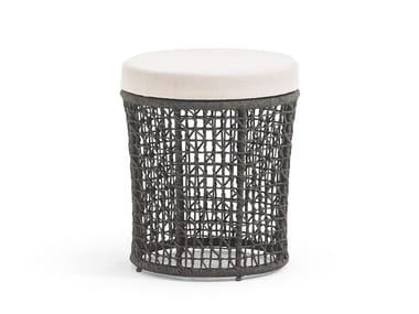 EMMA - Low powder coated aluminium garden stool by Varaschin