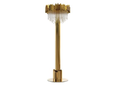 EMPIRE - Brass floor lamp by Luxxu