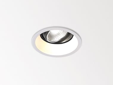 ENTERO RD-S - Recessed LED round metal spotlight by Delta Light