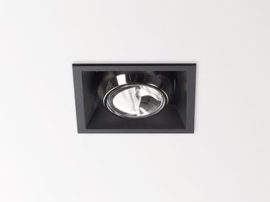 ENTERO SQ-S WALLWASH - Recessed LED square spotlight by Delta Light