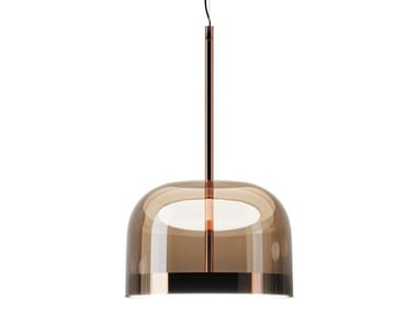 EQUATORE - LED blown glass pendant lamp by FontanaArte