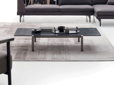 ERYS - Rectangular marble coffee table by Ditre Italia