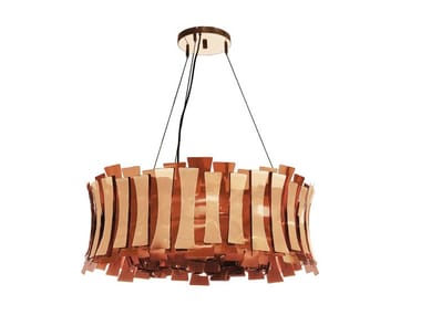 ETTA ROUND - Brass pendant lamp by Delightfull