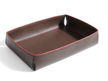 EVERYDAY LIFE TRAY - Tanned leather pin tray by DE PADOVA