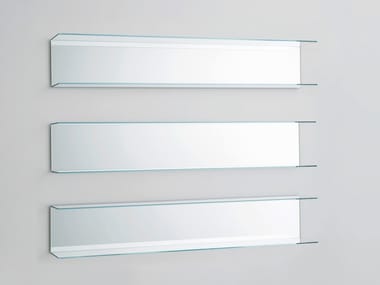 EVERYWHERE - Crystal wall shelf by Glas Italia