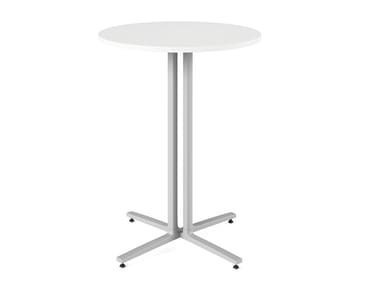 EVERYWHERE - Round high table with 4-star base by Herman Miller