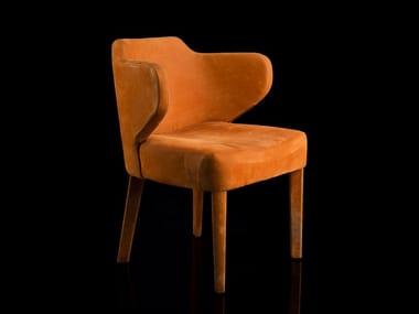 EX-TRA - Fabric chair with armrests by Henge