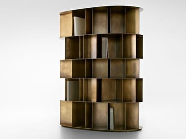 EXISTENCE - Metal bookcase by De Castelli