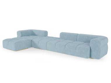 QUBE - Sectional fabric sofa by Essential Home