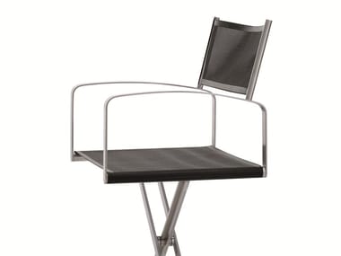 FELLINI - Folding technical fabric chair with armrests by Coro