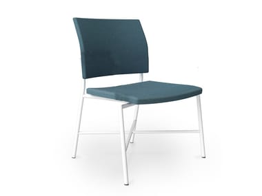 FENIKS BARIATRIC - Upholstered metal chair by Casala