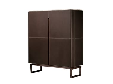 FIDELIO - Highboard with drawers by Poltrona Frau