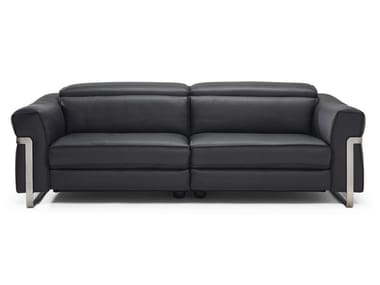 FIDELIO - Recliner leather sofa by Natuzzi Italia