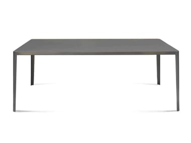 FILO - Rectangular cement table by Lema
