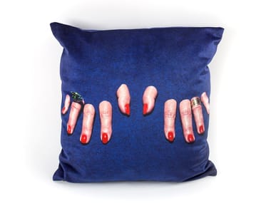 FINGERS - Square fabric cushion (Request Info)