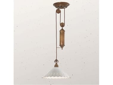 FIOR DI PIZZO 065.12 - LED adjustable ceramic pendant lamp by Il Fanale